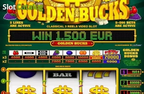 Скрин7. Golden Bucks слот