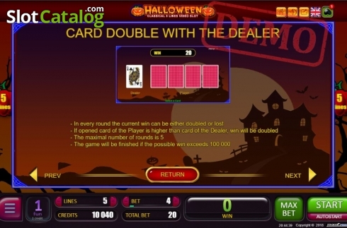 Скрин6. Halloween (Belatra Games) слот