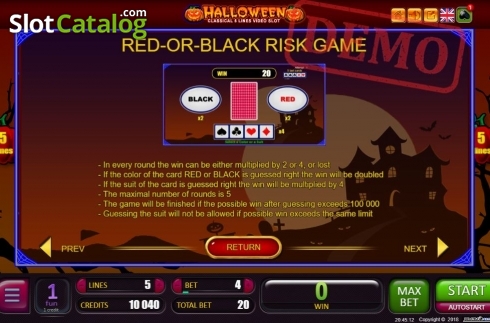 Скрин7. Halloween (Belatra Games) слот