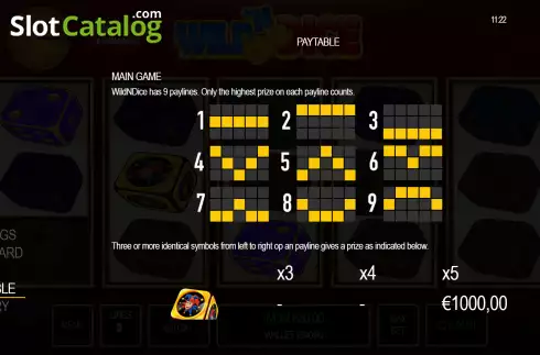 Скрин5. Wild'n Dice слот