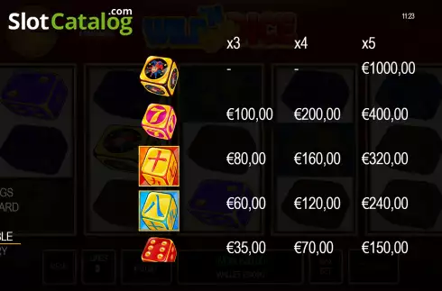Скрин6. Wild'n Dice слот