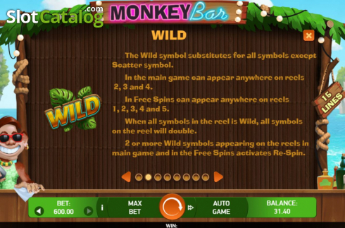 Скрин8. Monkey Bar слот
