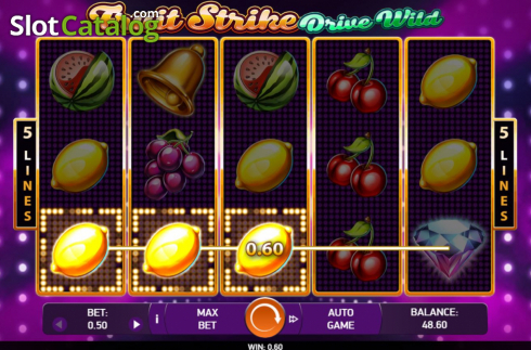 Скрин4. Fruit Strike: Drive Wild слот