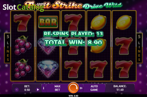 Скрин7. Fruit Strike: Drive Wild слот