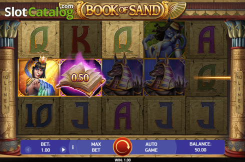 Скрин3. Book of Sand слот