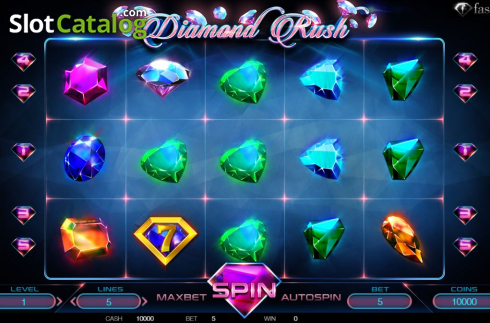 Скрин2. Diamond Rush (BetConstruct) слот