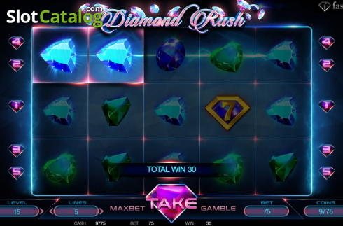 Скрин3. Diamond Rush (BetConstruct) слот