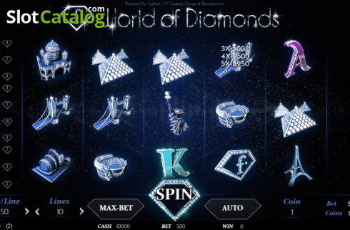 Скрин2. World of Diamonds слот