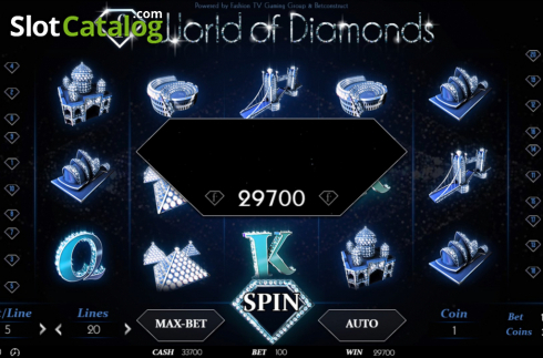 Скрин3. World of Diamonds слот