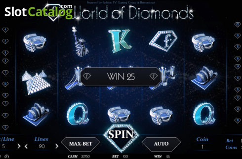 Скрин5. World of Diamonds слот