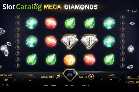 Скрин2. Mega Diamonds (BetConstruct) слот