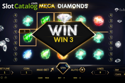 Скрин4. Mega Diamonds (BetConstruct) слот