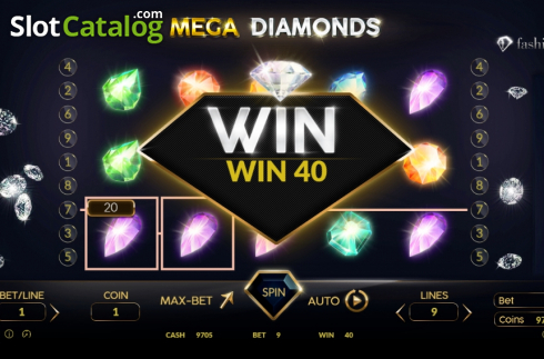 Скрин5. Mega Diamonds (BetConstruct) слот