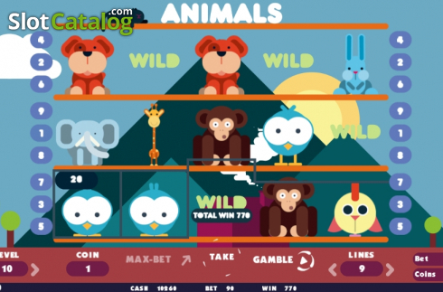 Скрин4. Animals слот