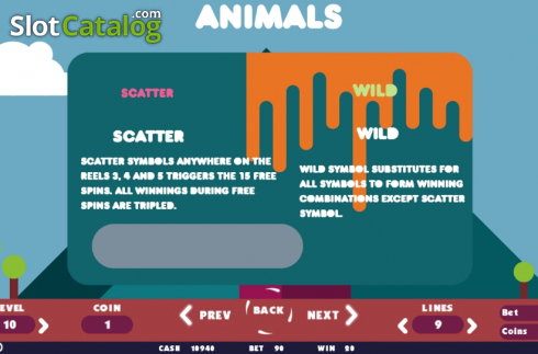 Скрин6. Animals слот