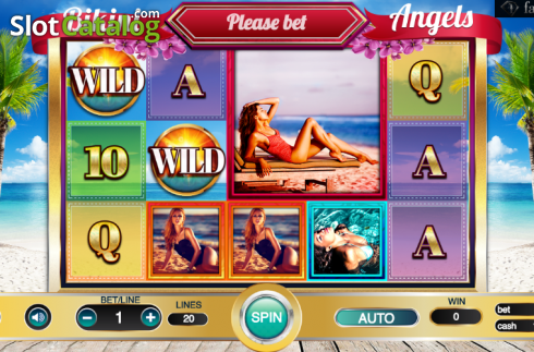 Скрин2. Bikini Angels слот