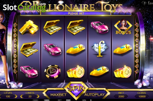 Скрин2. Billionaire Toys слот