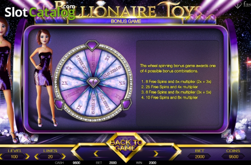Скрин6. Billionaire Toys слот