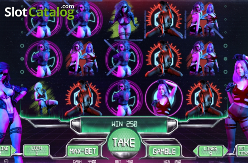 Скрин3. Cyber Girls слот