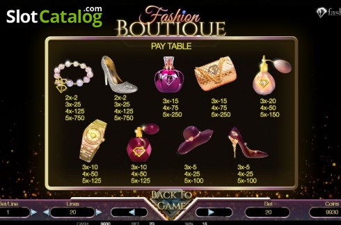 Скрин8. Fashion Boutique слот