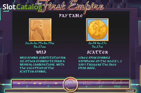 Скрин6. First Empire слот