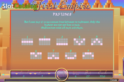 Скрин8. First Empire слот