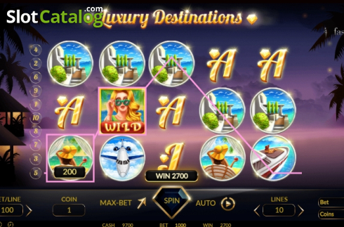 Скрин3. Luxury Destinations слот