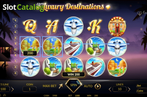 Скрин4. Luxury Destinations слот