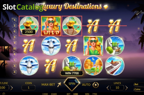 Скрин5. Luxury Destinations слот