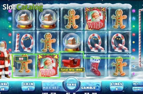 Скрин4. Magical Christmas слот