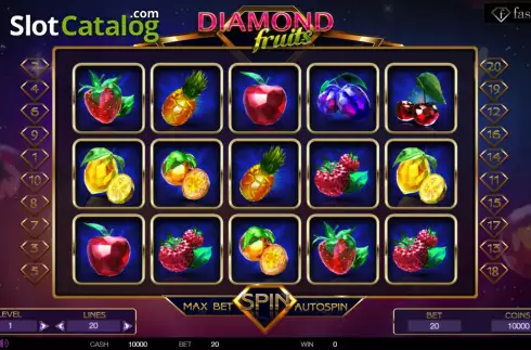 Скрин2. Diamond Fruit (BetConstruct) слот