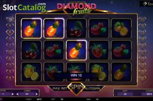 Скрин3. Diamond Fruit (BetConstruct) слот