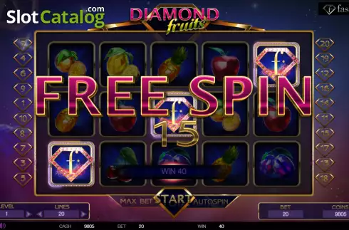 Скрин5. Diamond Fruit (BetConstruct) слот