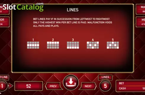 Скрин9. Shining Diamonds 5 Lines слот