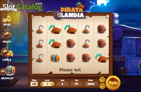 Скрин2. Pirata Landia слот