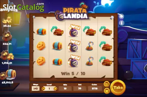Скрин3. Pirata Landia слот