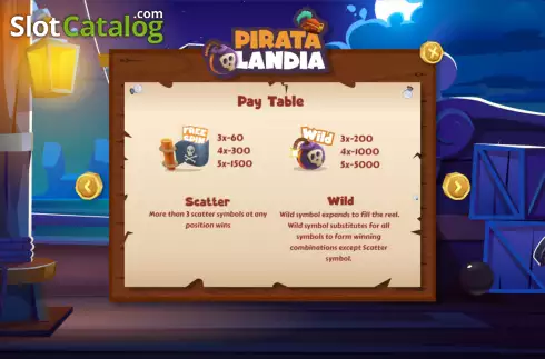 Скрин5. Pirata Landia слот