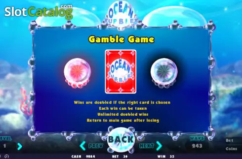 Скрин6. Ocean Bubbles слот