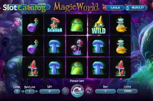 Скрин2. Magic World (BetConstruct) слот