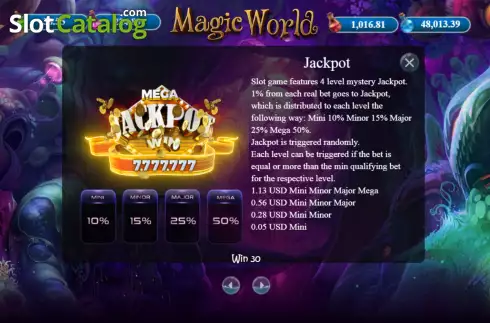 Скрин7. Magic World (BetConstruct) слот