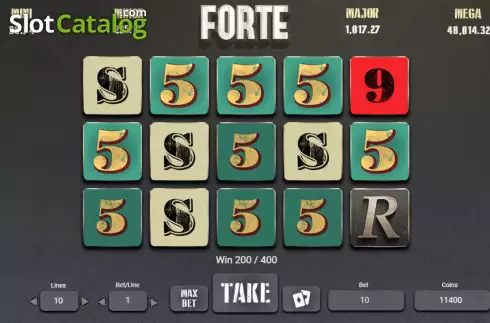 Скрин3. Forte слот