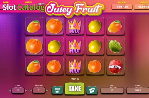 Скрин3. Juicy Fruit слот