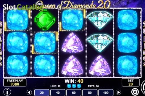 Скрин5. Queen of Diamonds 20 слот