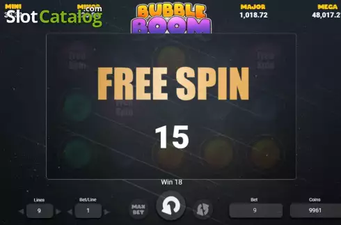 Скрин4. Bubble Boom (BetConstruct) слот