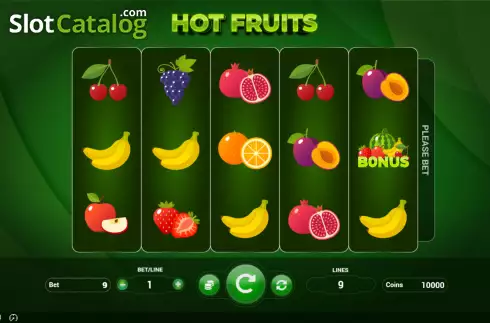 Скрин2. Hot Fruits (BetConstruct) слот