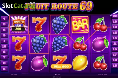 Скрин3. Fruit Route 69 слот