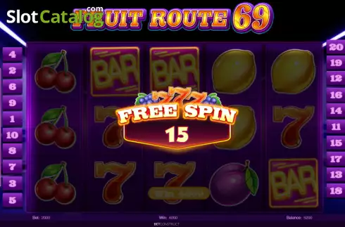 Скрин4. Fruit Route 69 слот