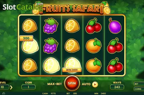 Скрин3. Fruits Safari слот