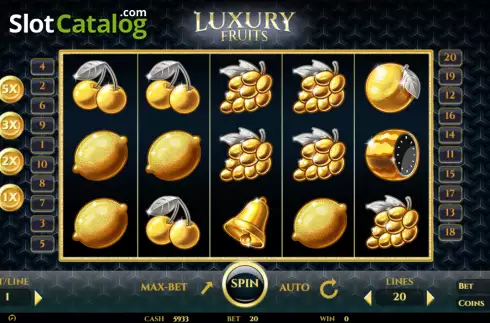 Скрин2. Luxury Fruits (BetConstruct) слот