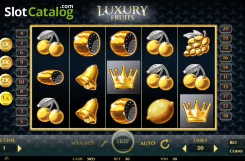 Скрин3. Luxury Fruits (BetConstruct) слот